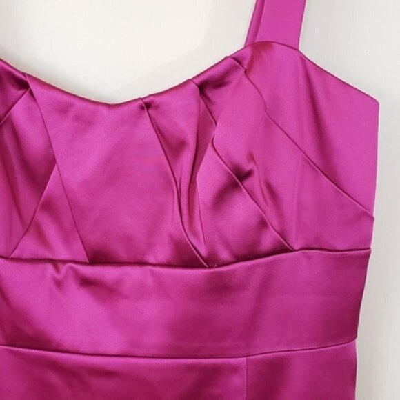 Tahari ASL | Magenta Formal Cocktail Dress Size 10 - Picture 2 of 4
